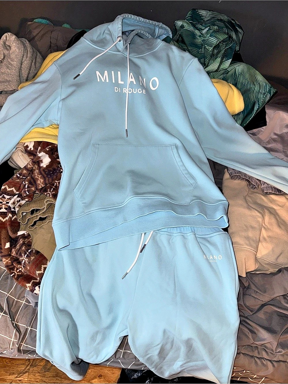 Milano D'Rouge Tracksuit Set Blue Like New
